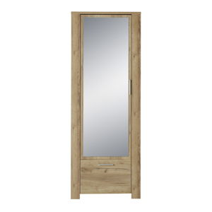 Zrcadlová šatní skříň v dekoru dubového dřeva Germania Castera 