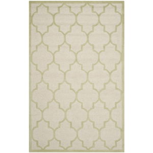 Vlněný koberec Safavieh Everly Cream, 182 x 121 cm