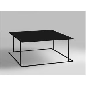Černý konferenční stolek Custom Form Walt, 100 x 100 cm