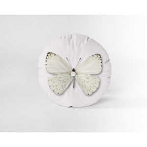 Sametový polštář Velvet Atelier Butterfly, ⌀ 45 cm