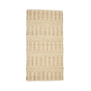 Béžový koberec z mořské trávy a bavlny Simla, 240 x 170 cm