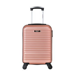 Růžový cestovní kufr na kolečkách Bluestar Mirassa, 31 l