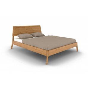 Dvoulůžková postel z dubového dřeva v přírodní barvě 180x200 cm Twig – The Beds
