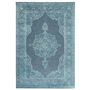Modrý koberec z viskózy Mint Rugs Willow, 120 x 170 cm