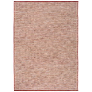 Červený koberec Universal Kiara vhodný i do exteriéru, 150 x 80 cm