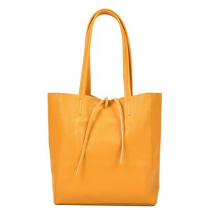 Žlutá kožená kabelka Sofia Cardoni Simply