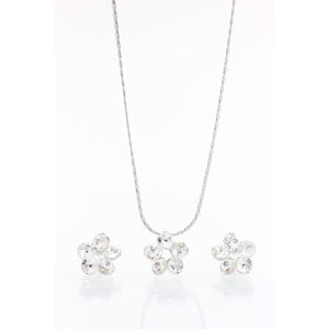 Set náhrdelníku a náušnic s krystaly Swarovski Elements Laura Bruni Bloomy