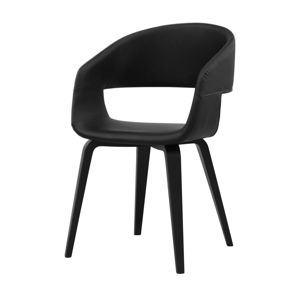 Černá jídelní židle Interstil Nova Poplar