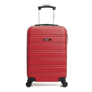 Červené zavazadlo na 4 kolečkách Bluestar Santa Barbara