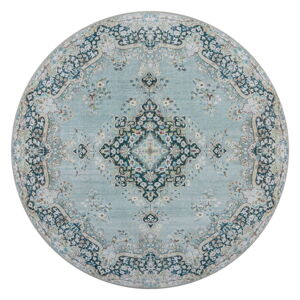 Modrý pratelný kulatý koberec ø 180 cm Colby - Flair Rugs
