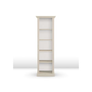 Bílá knihovna z borovicového dřeva Steens Monaco, výška 198,5 cm