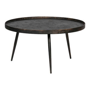 Černý konferenční stolek BePureHome Bounds, ø 76 cm