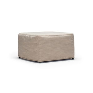 Šedý puf / jednolůžková postel Innovation Thyra Linen Sad Grey