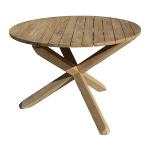Zahradní stůl z akátového dřeva ADDU Melfort, ⌀ 110 cm