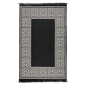 Béžovo-černý oboustranný koberec Athena, 140 x 215 cm