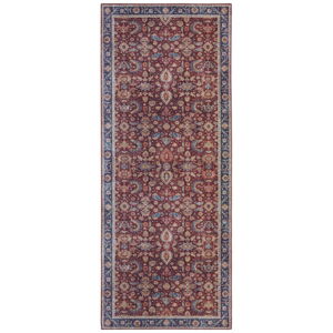 Vínově červený koberec Nouristan Vivana, 80 x 200 cm