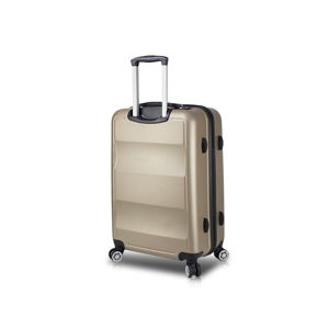 Cestovní kufr na kolečkách s USB portem ve zlaté barvě My Valice COLORS LASSO Pilot Suitcase