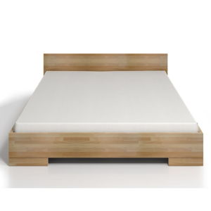 Dvoulůžková postel z bukového dřeva s úložným prostorem SKANDICA Spectrum Maxi, 140 x 200 cm