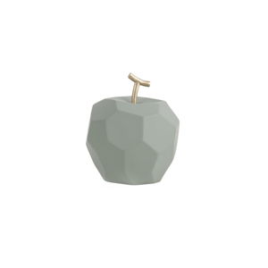 Matně mátově zelená betonová soška PT LIVING Origami Apple