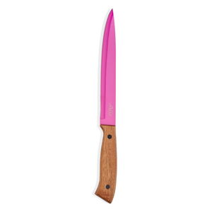 Růžový nůž s dřevěnou rukojetí The Mia Cutt, délka 20 cm