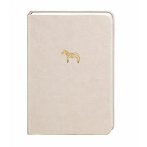 Béžový zápisník Portico Designs, 300 stránek
