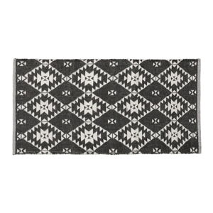 Černobílý koberec La Forma Apikia, 70 x 150 cm