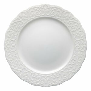 Bílý porcelánový dezertní talíř Brandani Gran Gala, ø 21 cm