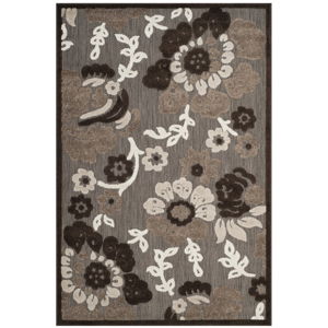Hnědý koberec vhodný i na venkovní použití Safavieh Oxford, 182 x 121 cm