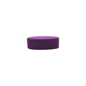 Tmavý fialový puf Softline Bon-Bon Vision Purple, délka 100 cm