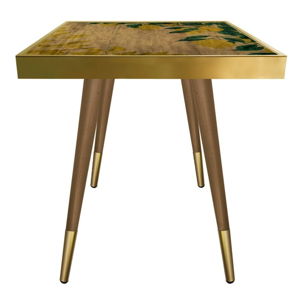 Příruční stolek Caresso Lemon Square, 45 x 45 cm