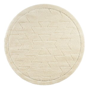 Krémově bílý koberec Mint Rugs Norwalk Cara, ø 160 cm