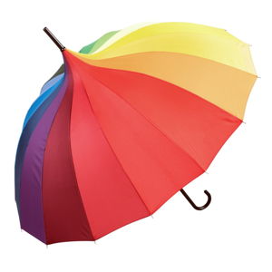 Barevný holový deštník Ambiance Bebeig, ⌀ 90 cm