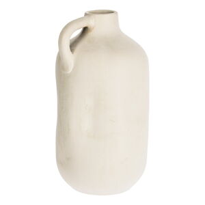 Bílá keramická váza Kave Home Caetana, výška 55 cm