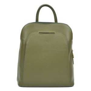 Zelený kožený batoh Renata Corsi Sofia