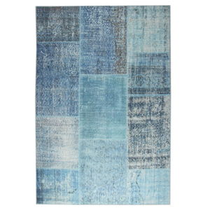 Modrý koberec Eko Rugs Oina, 75 x 300 cm