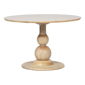 Kulatý jídelní stůl z mangového dřeva BePureHome Blanco, ⌀ 120 cm
