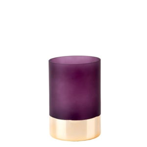 Fialovo-zlatá váza PT LIVING Glamour, výška 15 cm