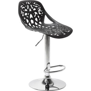 Sada 2 černých barových stoliček Kare Design Ornament