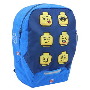 Modrý dětský batoh LEGO® Faces