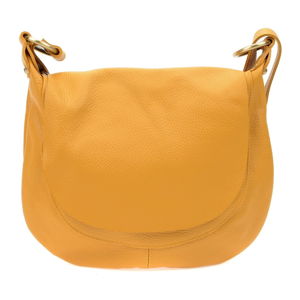 Dámská žlutá kožená kabelka přes rameno Isabella Rhea