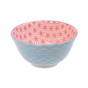 Modročervená porcelánová miska Tokyo Design Studio Star, ⌀ 12 cm
