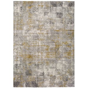 Šedý koberec Universal Kerati Mustard, 160 x 230 cm
