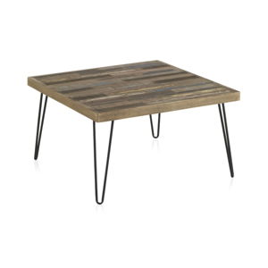 Konferenční stolek s deskou z jilmového dřeva Geese Rea, výška 37 cm