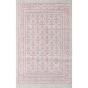 Světle růžový koberec Jamila, 140 x 200 cm