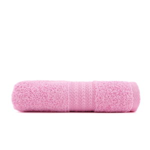 Růžový ručník z čisté bavlny Foutastic, 70 x 140 cm