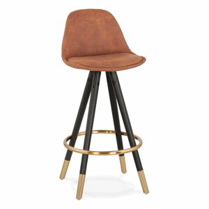Hnědá barová židle Kokoon Bruce Mini, výška sedáku 65 cm