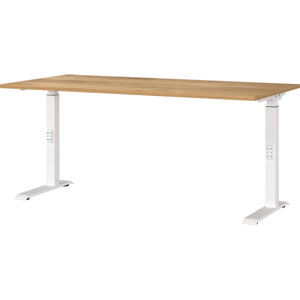 Pracovní stůl s nastavitelnou výškou s deskou v dekoru dubu 80x160 cm Downey – Germania