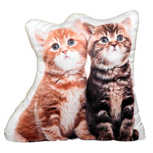 Polštářek s potiskem dvou koťat Adorable Cushions