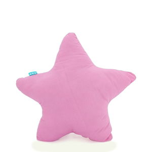 Růžový bavlněný polštářek Happy Friday Basic Estrella Pink, 50 x 50 cm