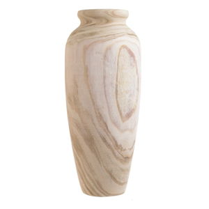 Dřevěná váza InArt Natural, výška 47 cm